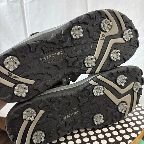 Etonic Sporty Golf Sandals Strappy Black/Gray Size 14 NWT New - Picture 2 of 5